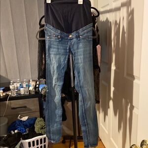 Blue Maternity Jeans